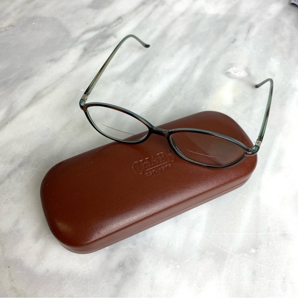 Chaps Ralph Lauren Eyeglasses Frames Women's 130‎ RL1353 Brown Teal with Case - Picture 1 of 13